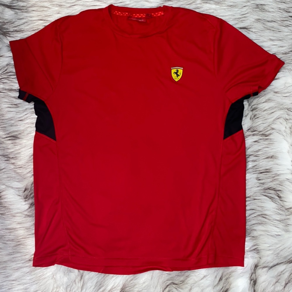 Officially licensed Ferrari athletic shirt